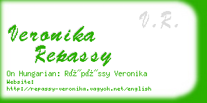 veronika repassy business card